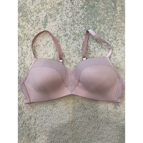 Soma Bra 38B Pink Mauve Cooling Wireless Wire Free Back Closure Padded - Picture 1 of 3